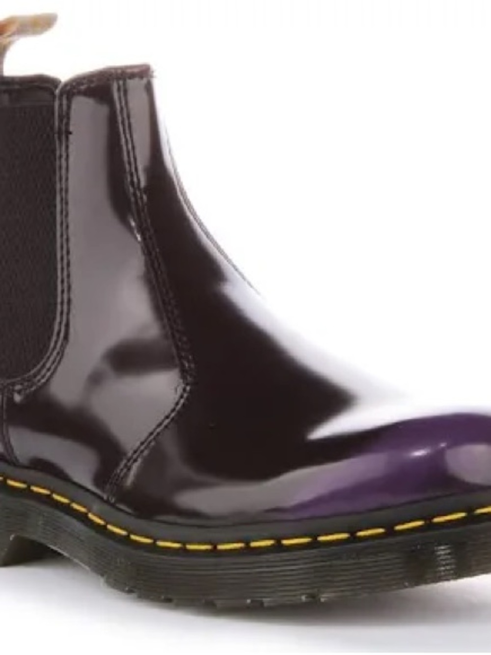 Dr. Martens Vegan 2976 Chelsea Boot in Deep Purple/Black